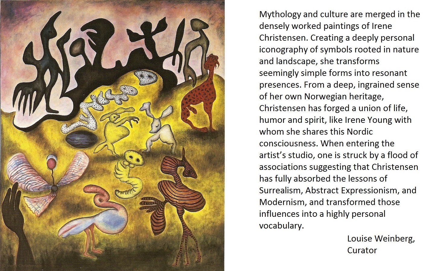 Fable Symphony, 48 by 40 inches, oil, Skogs Museet, Norway